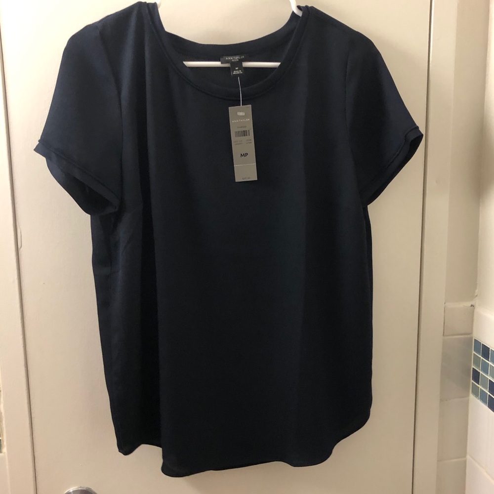 Ann Taylor Navy Top - NWT